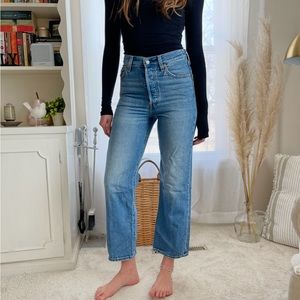 Levi’s Ribcage Straight Women's Blue Jeans